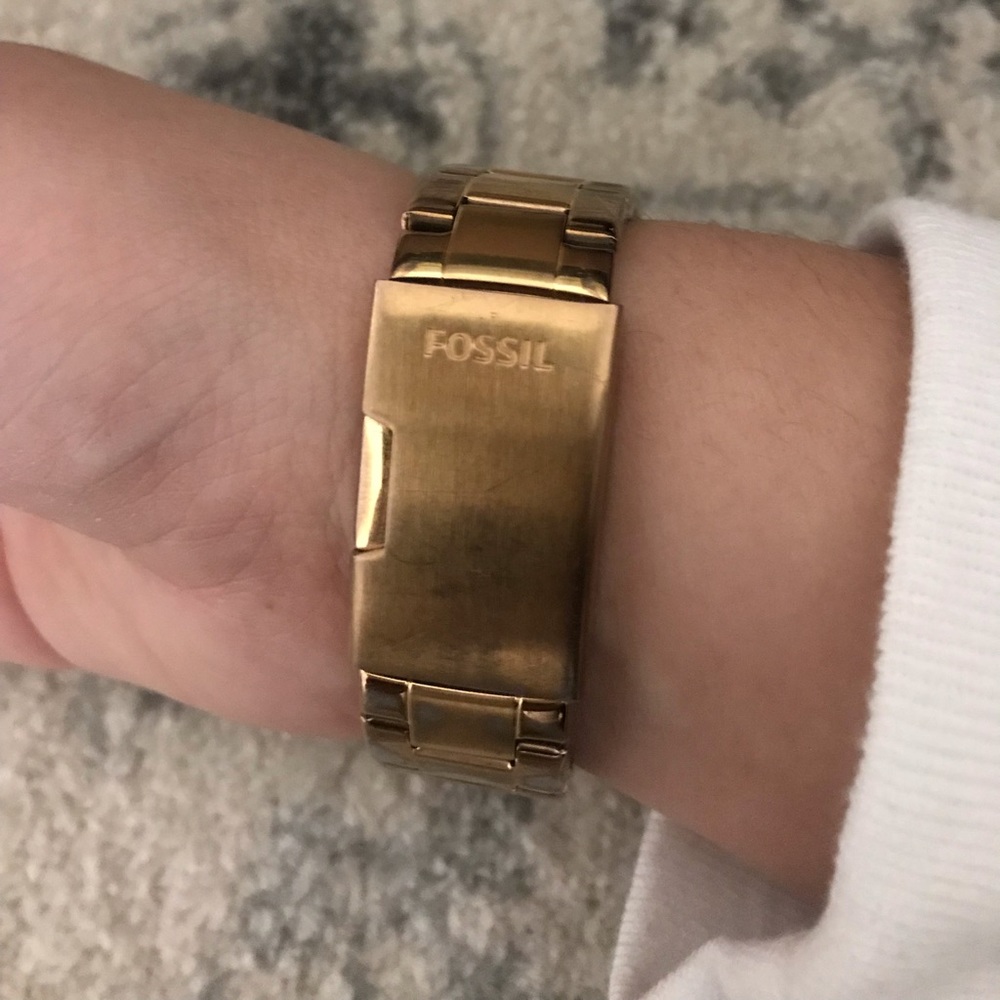 Rose gold FOSSIL watch - Picture 3 of 4